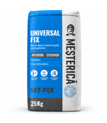 Adeziv si masa de spaclu pentru polistiren Mesterica Universal Fix MT-FIX, 25 kg Adeziv si masa de spaclu pentru polistiren Mesterica Universal Fix MT-FIX, 25 kg